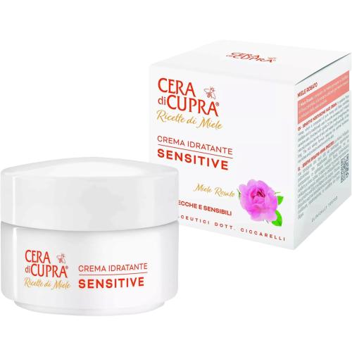 Cera di Cupra Honey Recipies Sensitive Moisturizing Cream Ενυδατική Κρέμα Προσώπου με Ροδόμελο για Ξηρές & Ευαίσθητες Επιδερμίδες 50ml